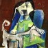 Пабло Пикассо «Женщина с собакой»