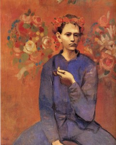 Пабло Пикассо «Мальчик с трубкой» 1905 г. Холст, масло. 100 x 81,3 см.