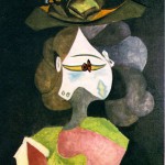 Пабло Пикассо «Шляпа с цветами»