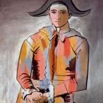Пабло Пикассо «Арлекин, сложивший руки»