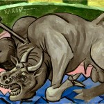 Пабло Пикассо «Умирающий бык»