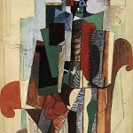 Пабло Пикассо «Человек с трубкой, сидящий в кресле»