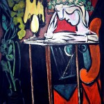 Пабло Пикассо «Девушка, читающая за столом»