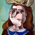 Пабло Пикассо «Женщина с синим воротником»