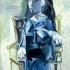 Пабло Пикассо «Жаклин сидящая в кресле» 1964 г.
