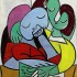 Пабло Пикассо «Читающие женщины (Два персонажа)»