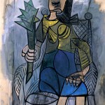 Пабло Пикассо «Женщина с артишоком»