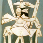 Пабло Пикассо «Женщина в кресле» 1941 г. 