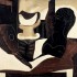 Пабло Пикассо «Натюрморт с античной головой»