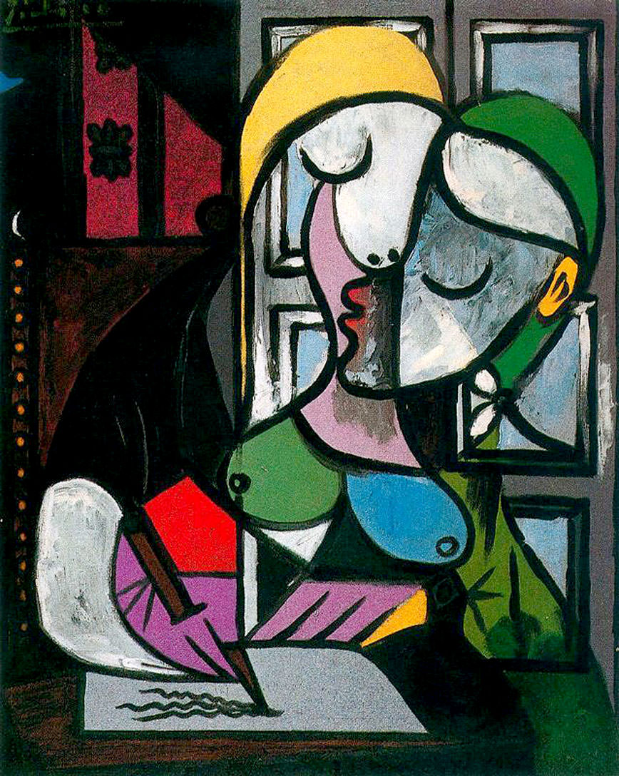 Пабло Пикассо «Пишущая женщина»