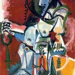 Пабло Пикассо «Сидящая обнаженная» 1965 г.