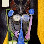 Пабло Пикассо «Женщина в кресле (Франсуаза)»