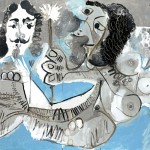 Пабло Пикассо «Мушкетер и женщина с цветком»