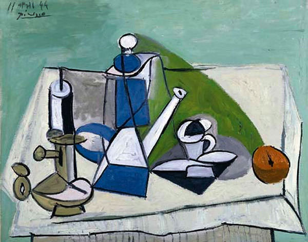 Пабло Пикассо «Натюрморт с кофейником»