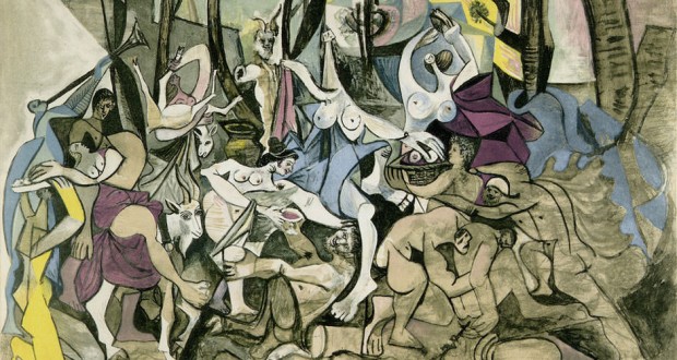Пабло Пикассо «Вакханалия: Триумф Пана (после Пуссена)»
