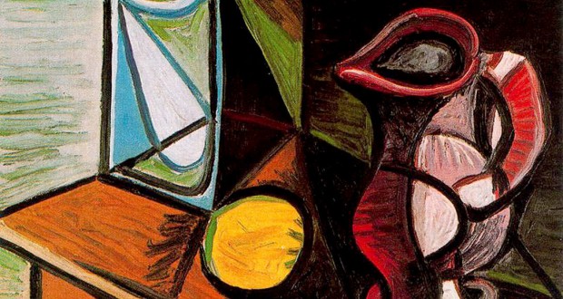 Пабло Пикассо «Бокал и кувшин»