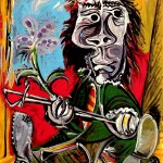 Пабло Пикассо «Мужчина со шпагой и цветком»