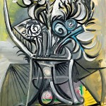 Пабло Пикассо «Ваза с цветами на столе»