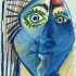Пабло Пикассо «Голова женщины» 1971 г.