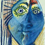 Пабло Пикассо «Голова женщины» 1971 г.