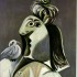 Пабло Пикассо «Женщина с птицей»