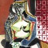 Пабло Пикассо «Сидящая женщина в турецком костюме (Жаклин)»