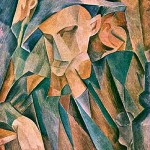 Пабло Пикассо «Опирающийся Арлекин»