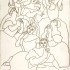 Пабло Пикассо «Семь танцовщиц»