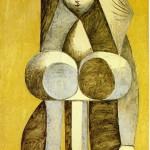 Пабло Пикассо «Сидящая женщина» 1946 г.