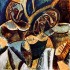 Пабло Пикассо «Три фигуры под деревом»
