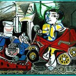Пабло Пикассо «Клод и Палома играют»