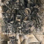 Пабло Пикассо «Человек с мандолиной»