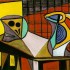 Пабло Пикассо «Череп и кувшин»