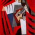 Пабло Пикассо «Пульчинелла с гитарой»