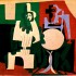 Пабло Пикассо «Пьеро и Арлекин на террасе кафе»