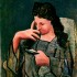 Пабло Пикассо «Сидящая женщина (Ольга)»