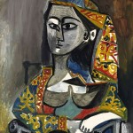 Пабло Пикассо «Женщина в турецком костюме в кресле»