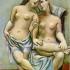 Пабло Пикассо «Две обнаженные женщины»