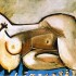 Пабло Пикассо «Лежащая обнаженная» 1955 г.