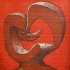 Пабло Пикассо «Голова на красном фоне»
