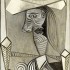 Пабло Пикассо «Бюст сидящей женщины»