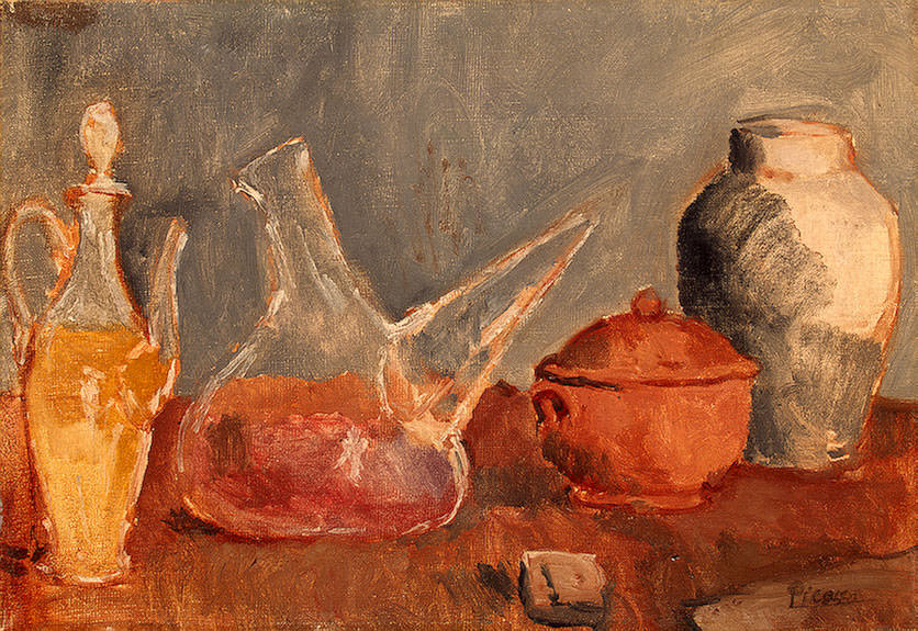 Пабло Пикассо «Натюрморт с вазами»