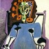 Пабло Пикассо «Сидящая Франсуаза в синем платье»