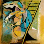 Пабло Пикассо «Женщина с голубями»