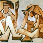Пабло Пикассо «Две женщины на пляже»