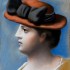 Пабло Пикассо «Молодая женщина в красной шляпке»