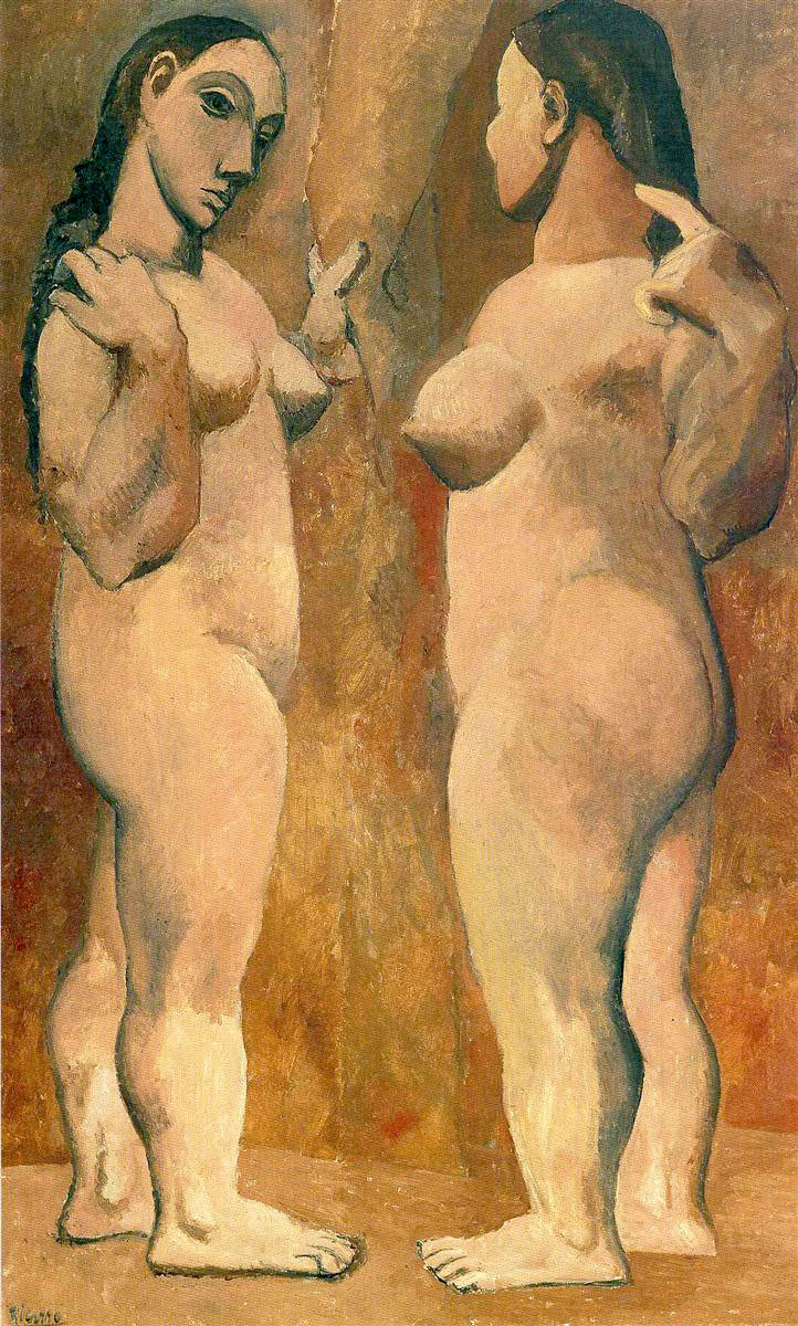 Пабло Пикассо «Две обнаженные»