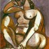 Пабло Пикассо «Сидящая обнаженная»
