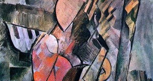 Пабло Пикассо «Женщина с мандолиной»