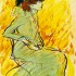 Пабло Пикассо «Сидящая женщина в зеленом»